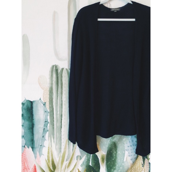 AEO comfy knit navy blue cardigan 🍃 - Picture 2 of 4